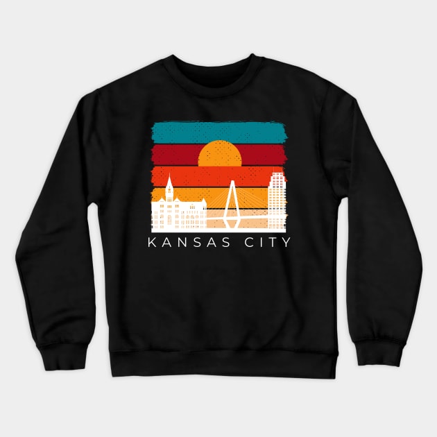 KC Sunset Skyline Crewneck Sweatshirt by Shane Allen Co.